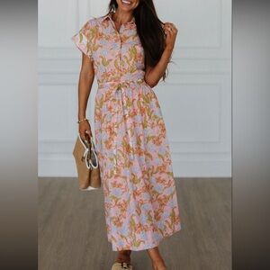 NWT These Three Boutique Floral Maxi Dress
